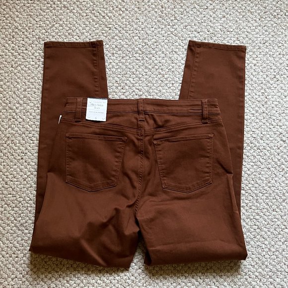 TALBOTS - Slim Ankle Jeans - Tortoise Shell -- NEW with Tag - Picture 5 of 10